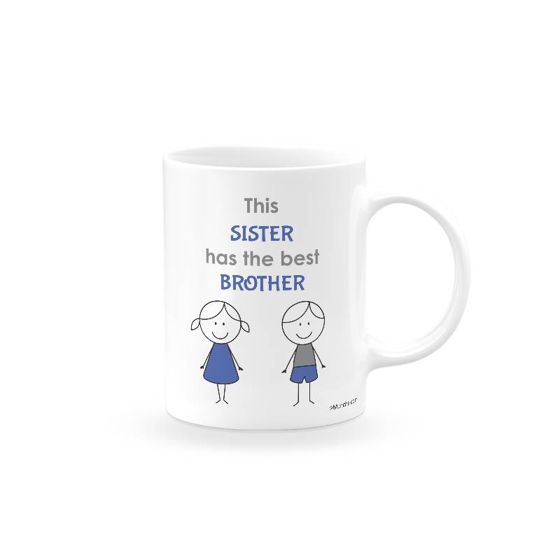 This Sister has the Best Brother Mug