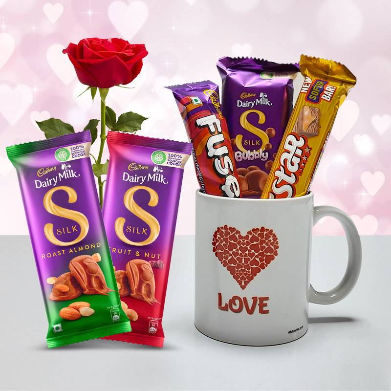 Cadbury Chocolates with Love Mug Package