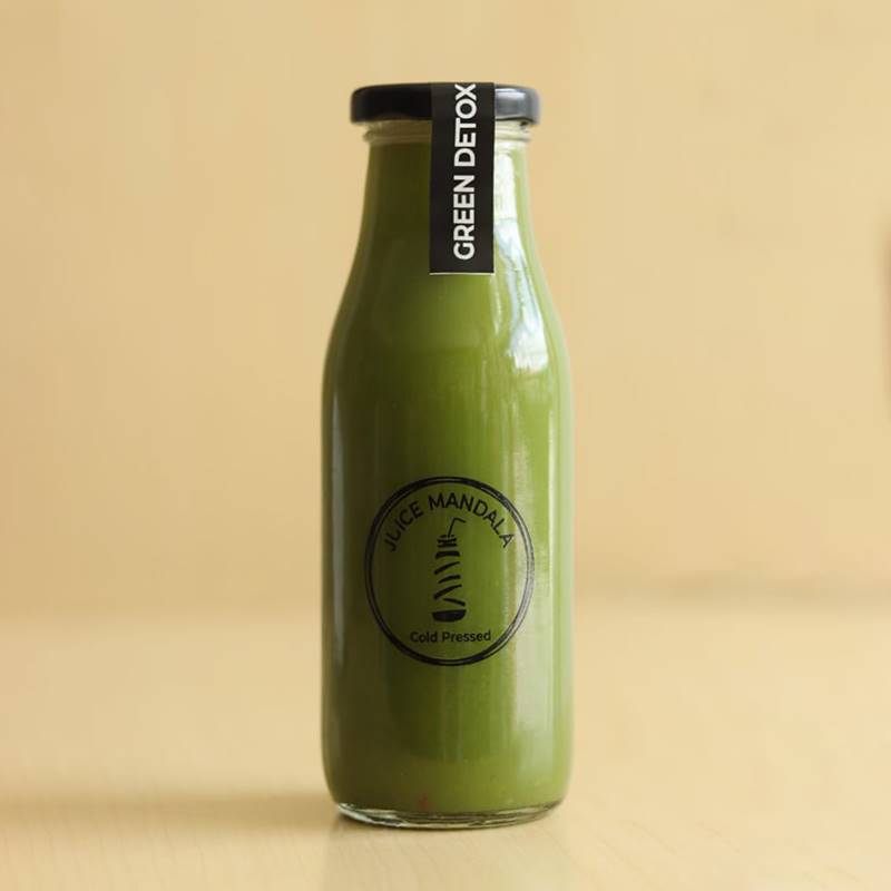 Green Detox Cold-pressed Organic Juice (500 ml) from Juice Mandala