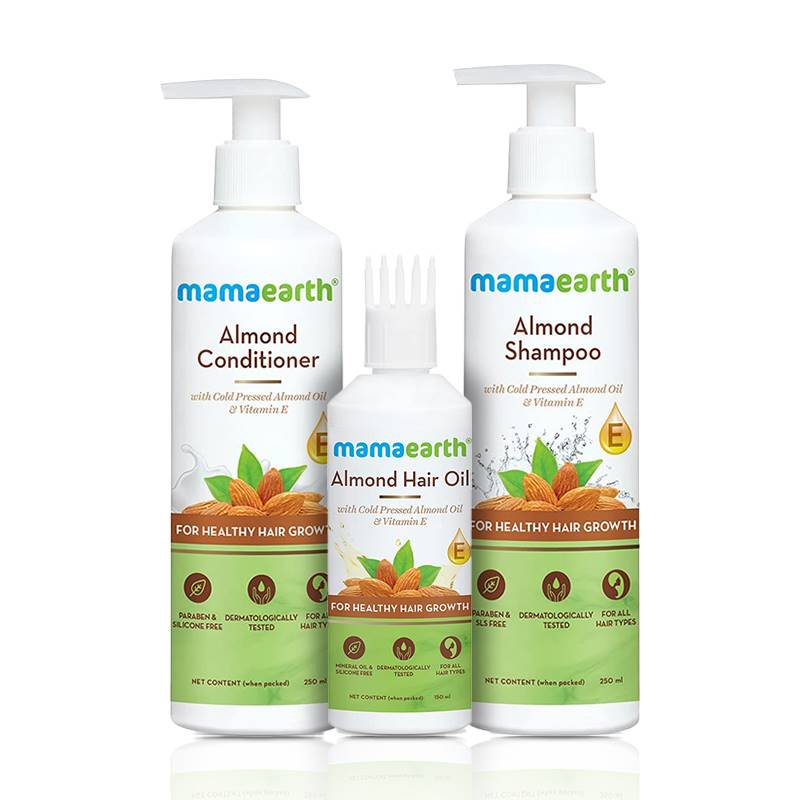 Mamaearth Almond Hair Care Gift Hamper
