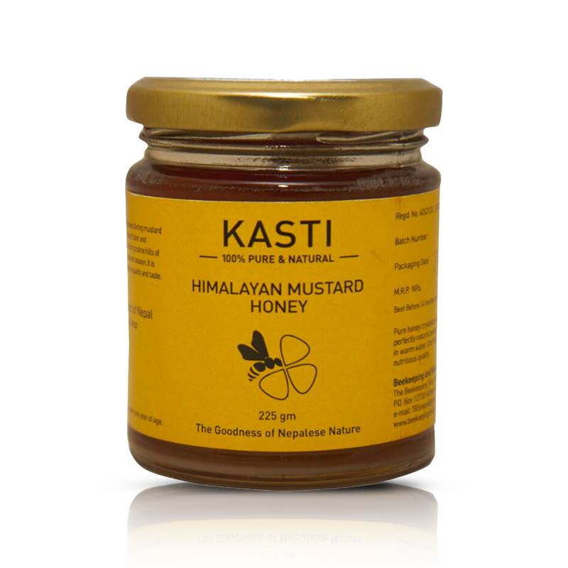 Kasti Mustard Honey (225 g) from The Bee Keeping Shop