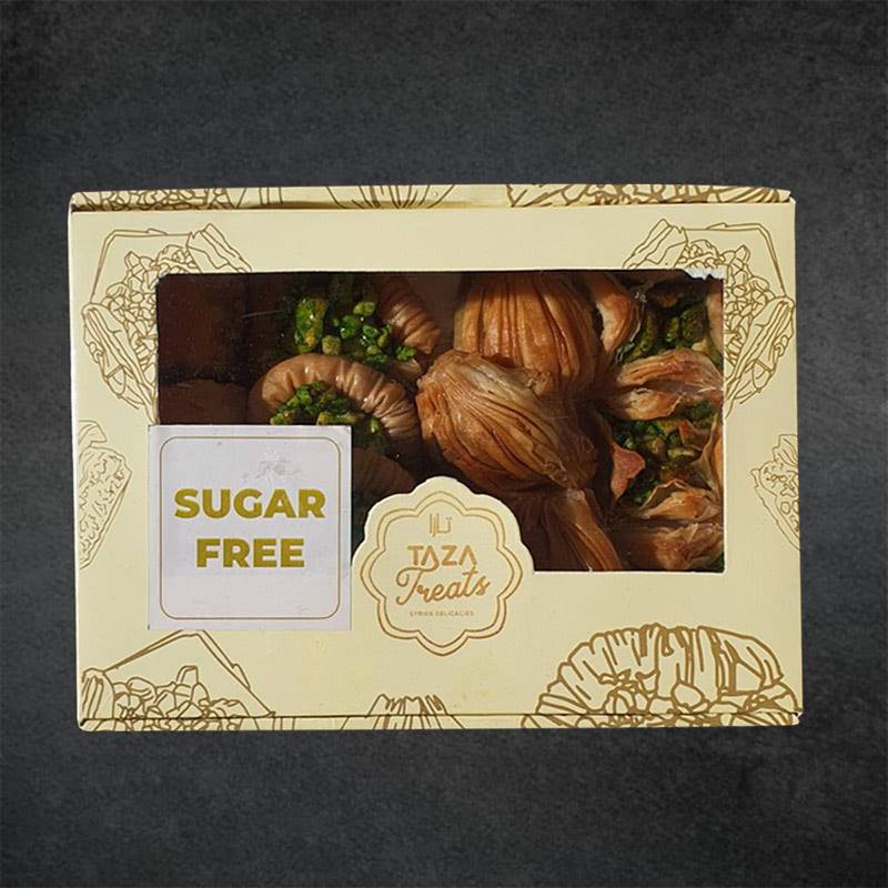 Sugarfree Baklava Small Box (13 pcs, 350 g) from Taza Treats