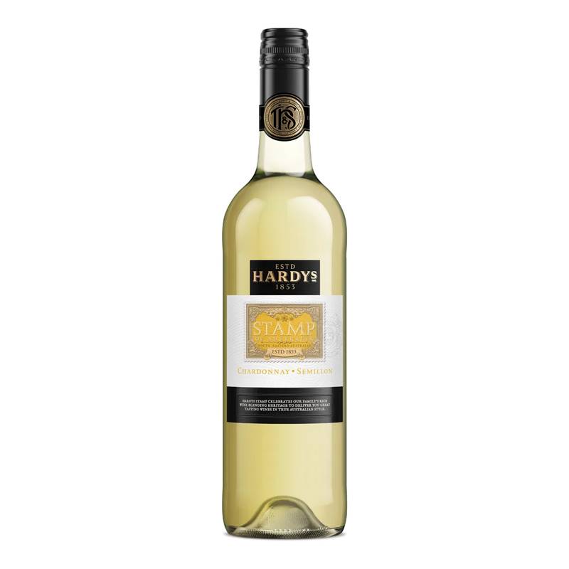 Hardys Stamp Chardonnay Semillon White Wine (750 ml)