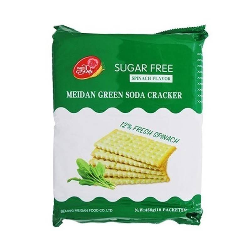 Meidan Spinach Sugarfree Soda Crackers (450 g)