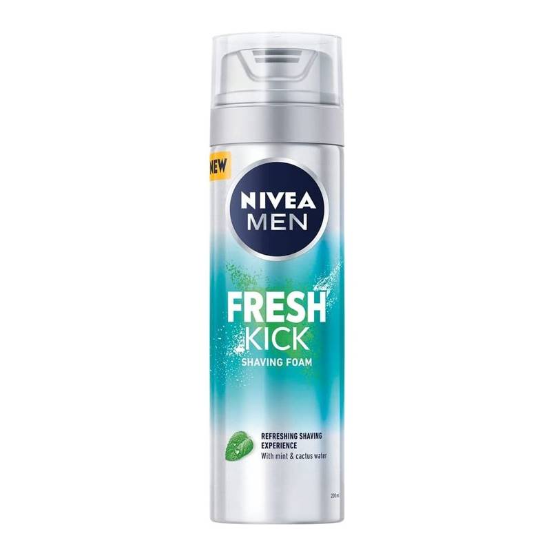 Nivea Men Fresh Kick Shaving Foam (200 ml)