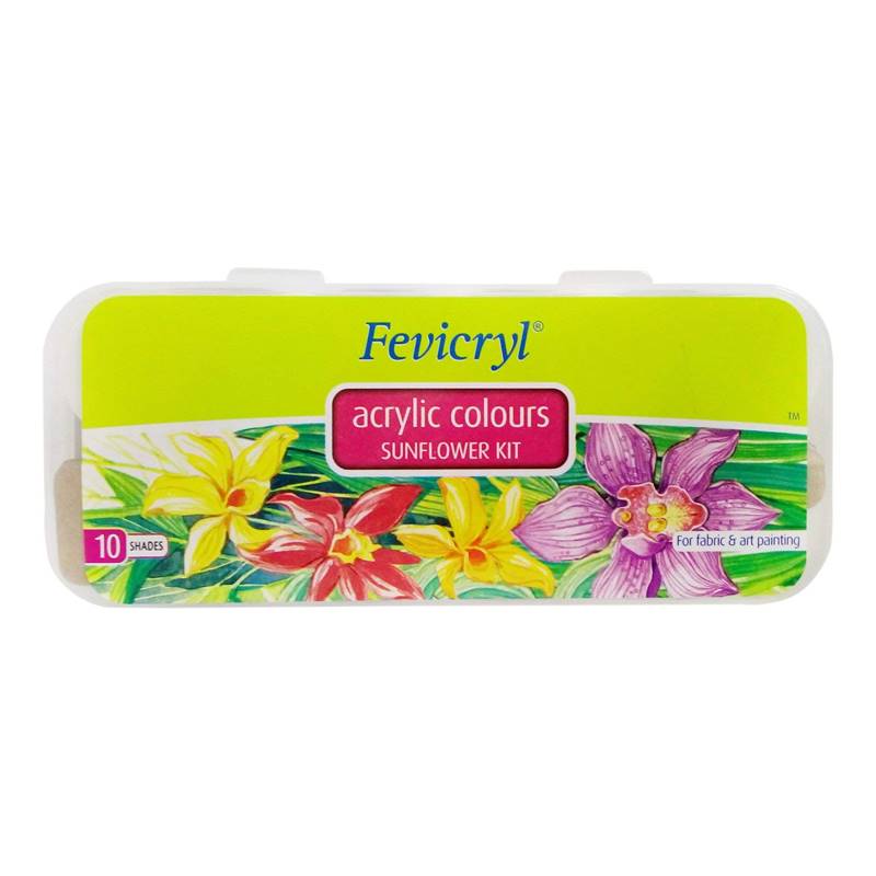 Fevicryl Acrylic Colours (10 Shades)