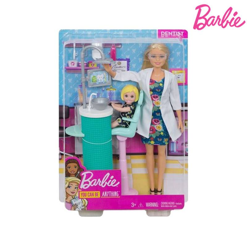 Barbie Dentist Doll & Playset (FXP16)