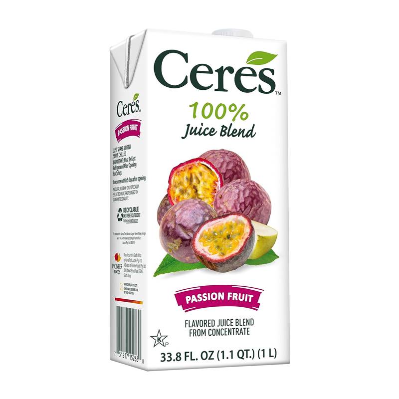 Ceres No Sugar Added Passion Fruit Juice (1 L)