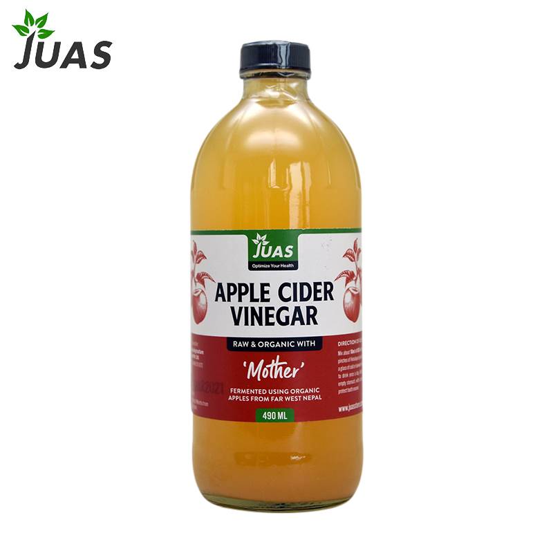 JUAS Raw Apple Cider Vinegar with mother (490 ml)