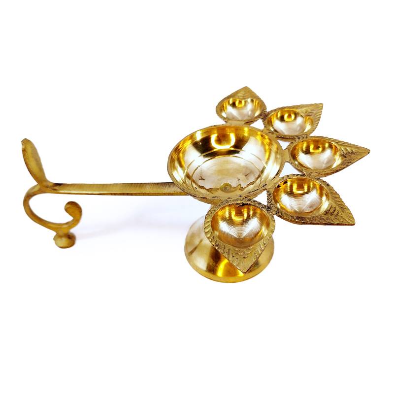 Brass Aarati with Handle