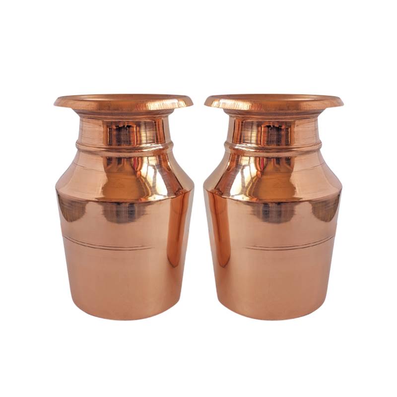 Copper Ghalcha 5.7 inch jodi | Tama Kalash