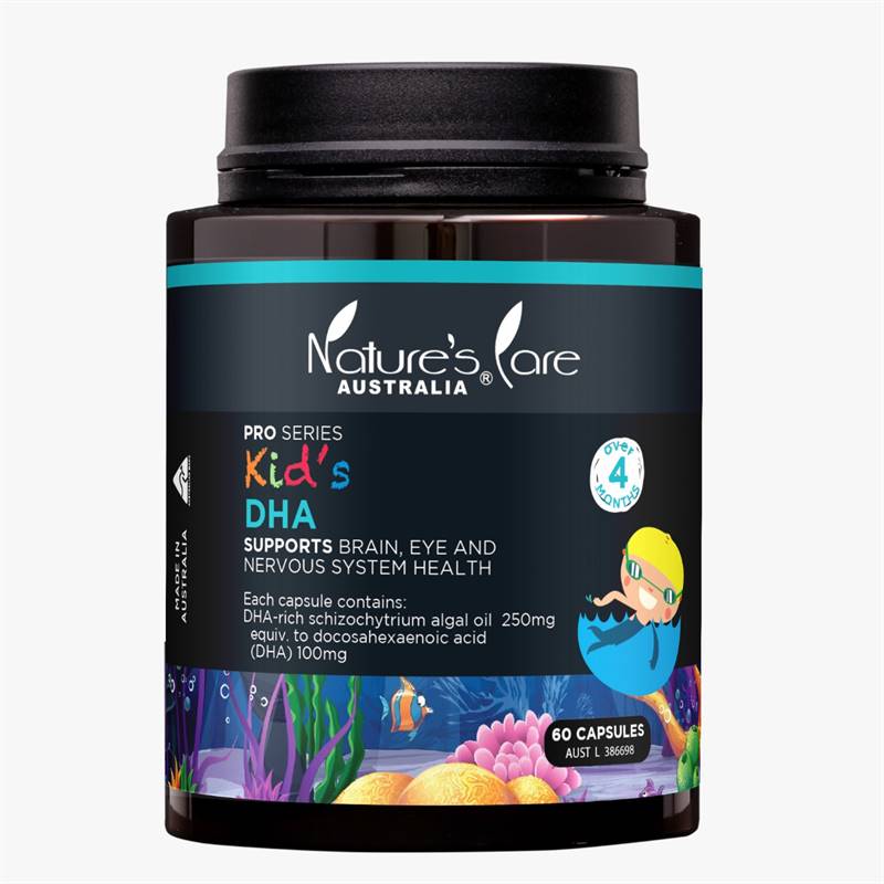 Nature's Care Kid's DHA (250 mg, 60 Capsules)