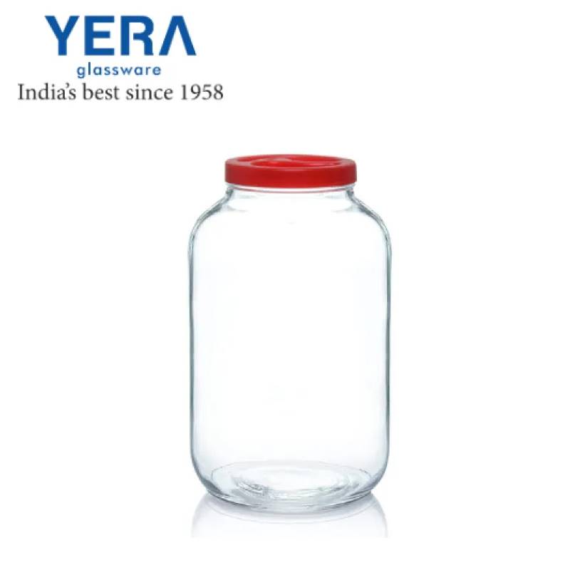 Yera Round Shaped Glass Jar - JR4 (5050 ml)