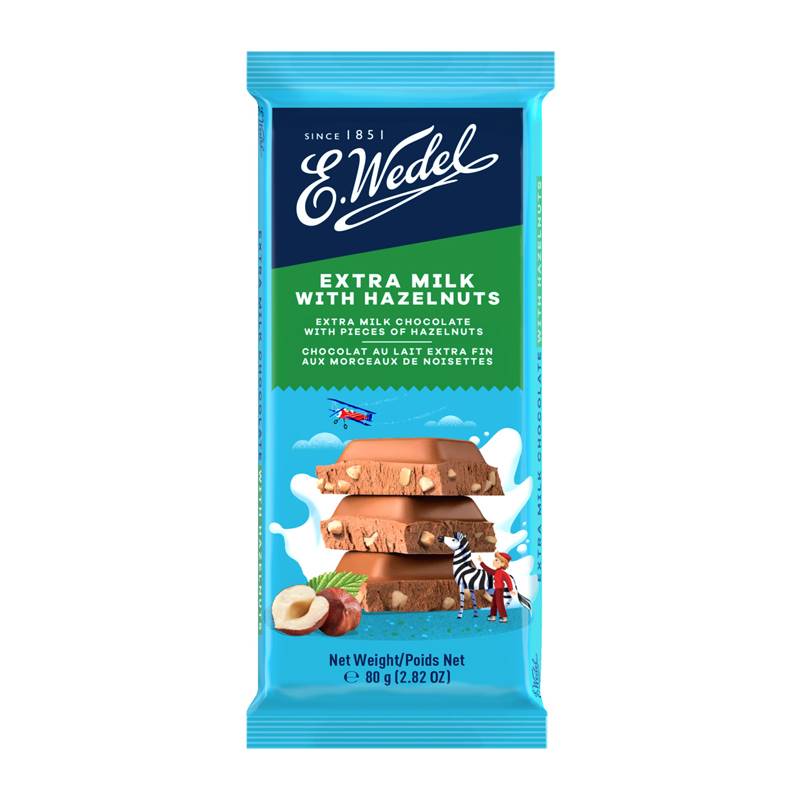 E.Wedel Extra Milk with Hazelnuts (80 g)