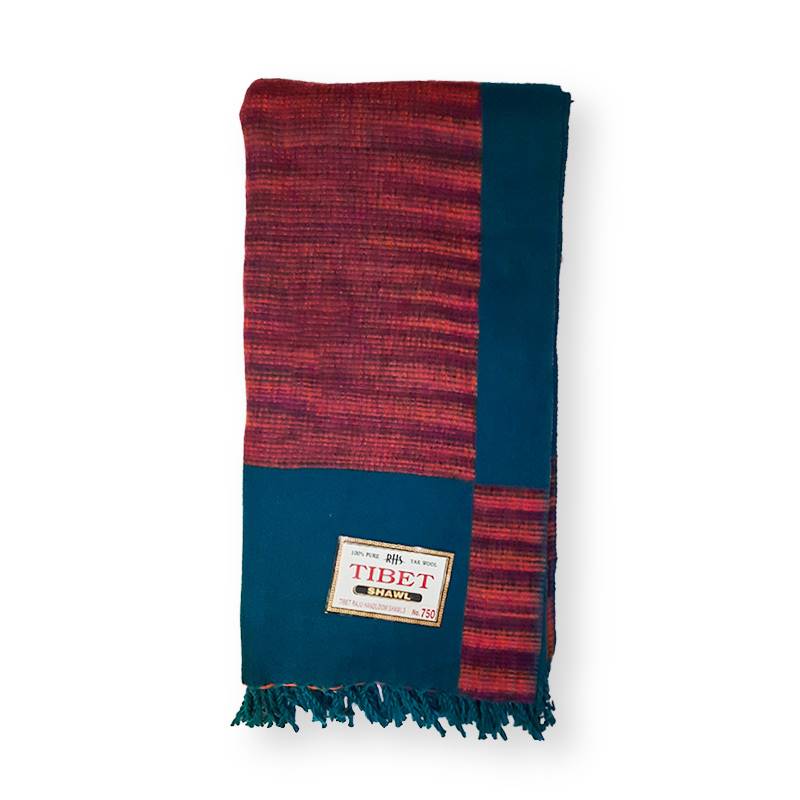 Felted Tibetan Yak Wool Shawl (TSF-1-6)