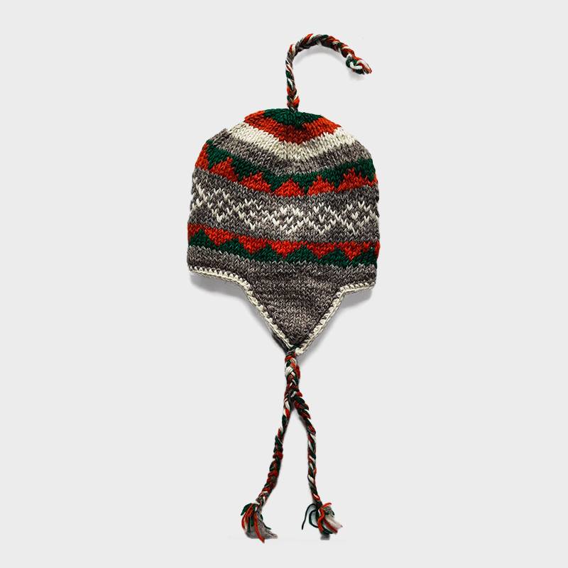 Warm Wool Earflap Hat - Fleece Lined (WEH-1-5)