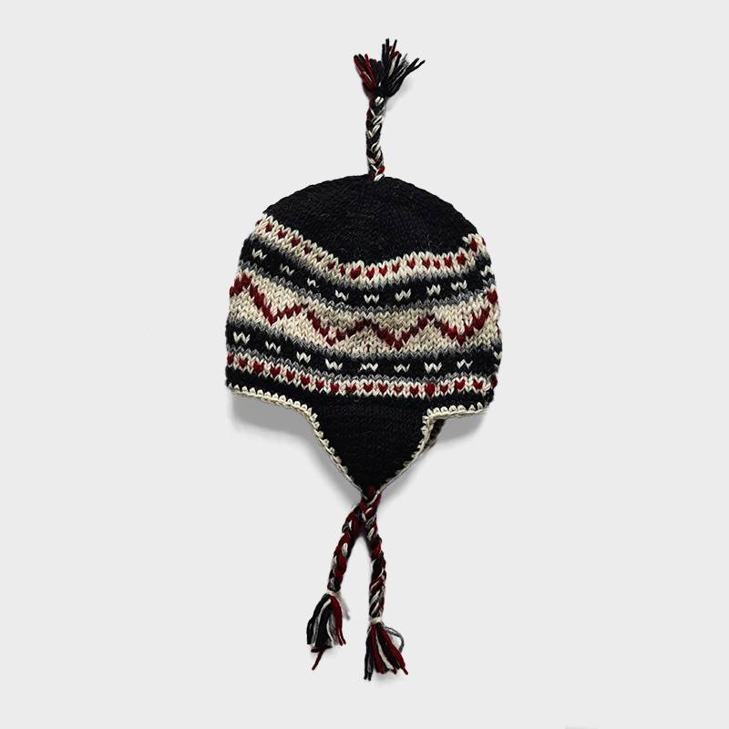 Warm Wool Earflap Hat - Fleece Lined (WEH-1-6)