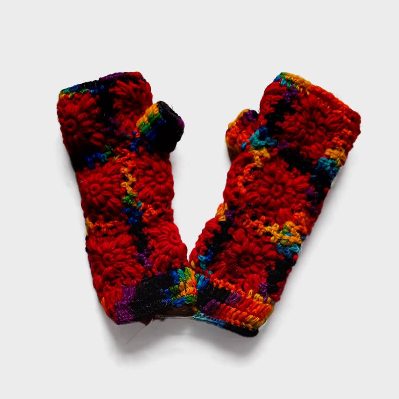 Warm Wool Long Fingerless Gloves (WLG-1-2)