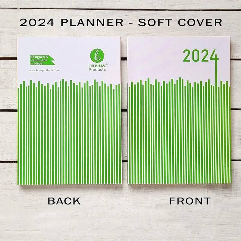 2024 Yearly Softcover Planner from Bhav Products