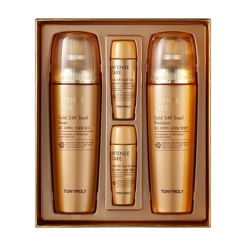 Tonymoly Intense Care Gold 24K Snail Skin Care Set