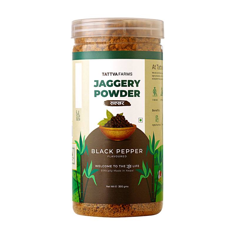 Tattva Farms Black Pepper Jaggery Powder (300 g)