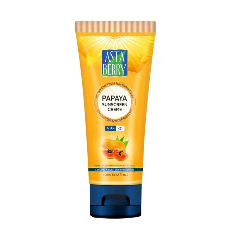 Astaberry Papaya Sunscreen Crème SPF 30 (100 ml)