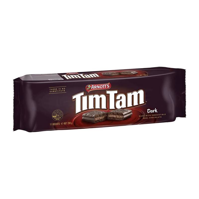 Arnott's TimTam Dark Chocolate Biscuit (200 g)