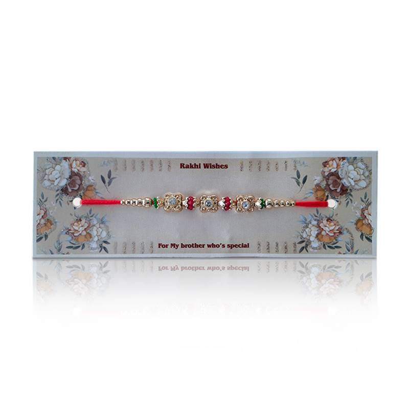 Three Crystals Rakhi