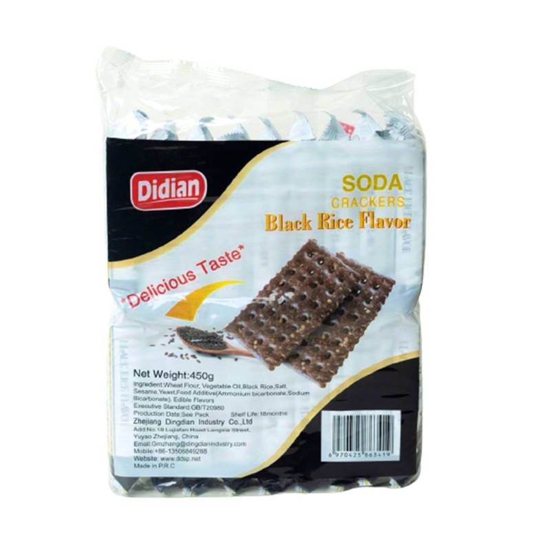 Didian Sugarfree  Black Rice Soda Crackers (450 g)