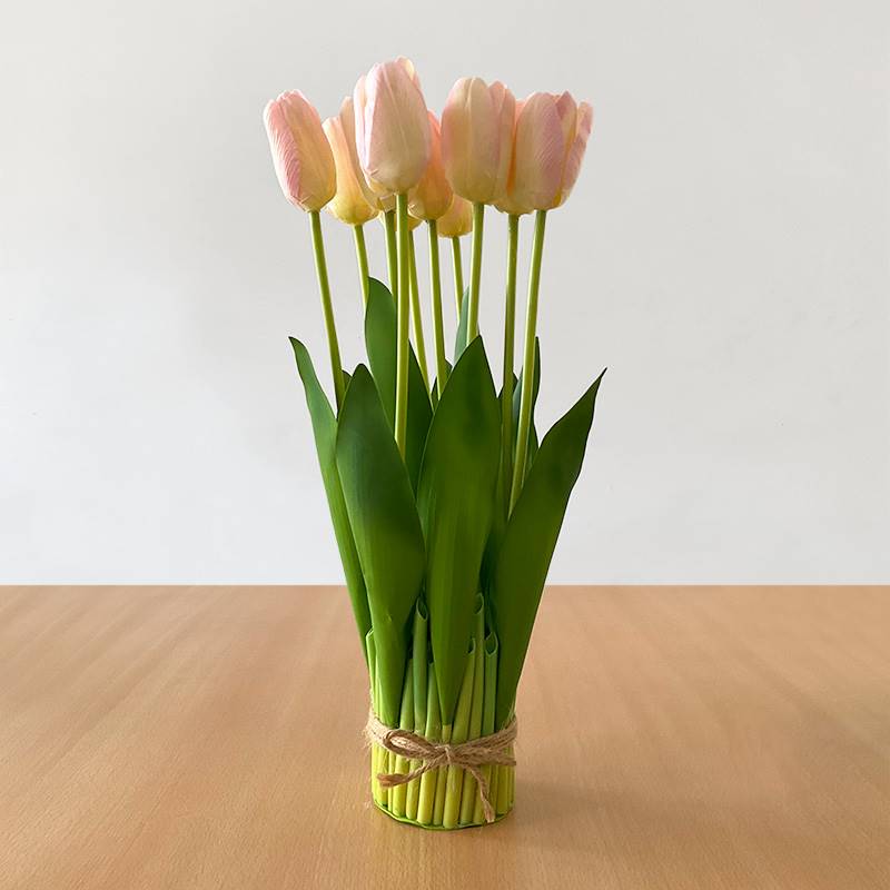 Pink Artificial Tulips – Bunch of 10