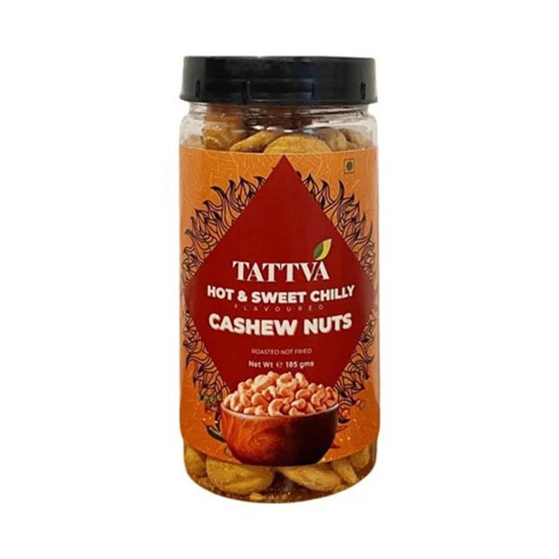 Tattva Hot & Sweet Chilly Cashews (185 g)