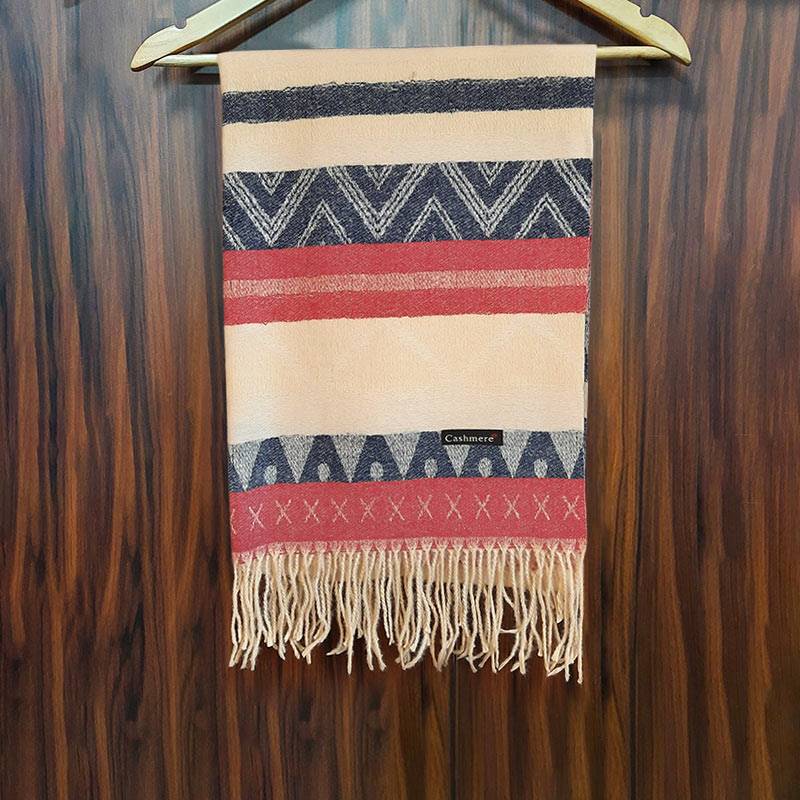 Cashmere Shawl with Light Patterns 2-02