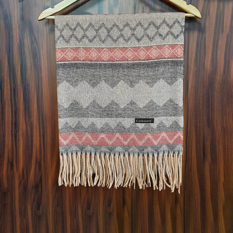 Cashmere Shawl with Light Patterns 2-14