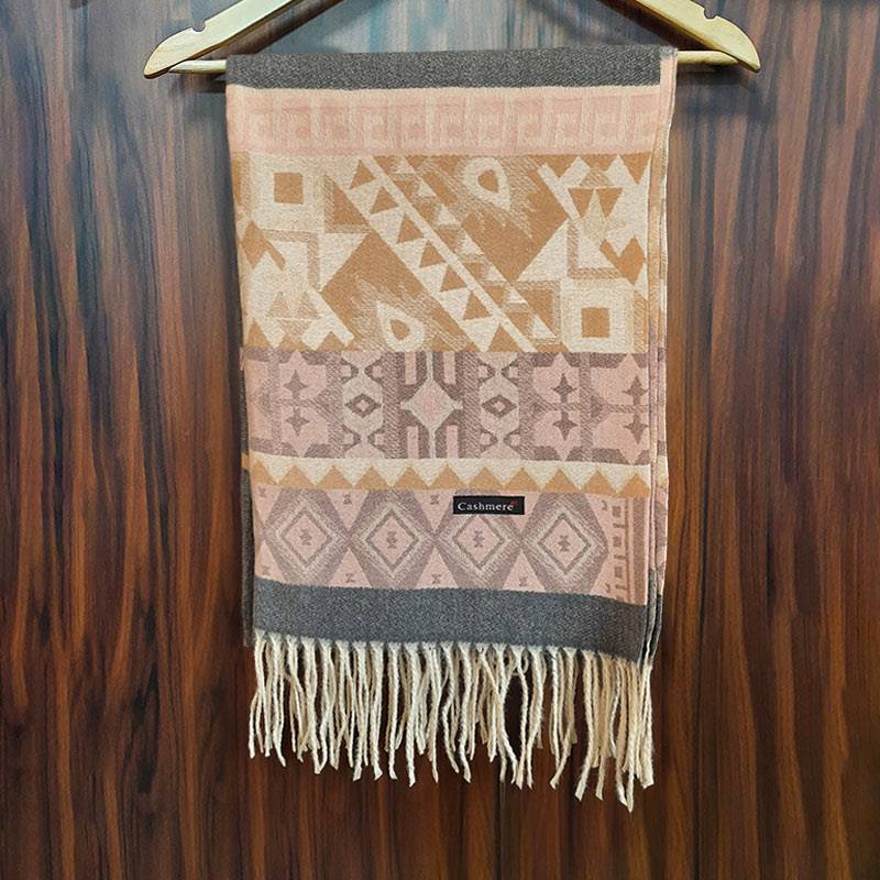 Cashmere Shawl with Light Patterns 2-15