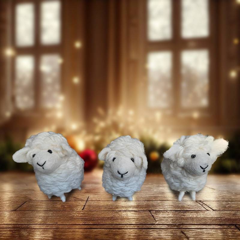 Christmas Decoration Trio - The Good Sheep 