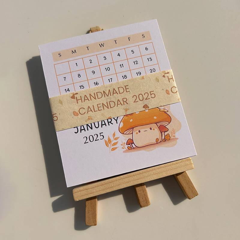 2025 Calendar - Mushroom Whimsy - by Lets Organize