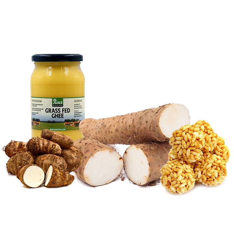 Maghe Sankranti Ghyu-Puffed Rice Balls-Local Yams Package