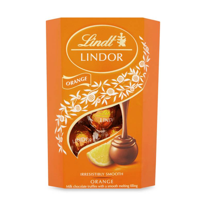 Lindt Lindor Milk Orange Truffles (200 g)