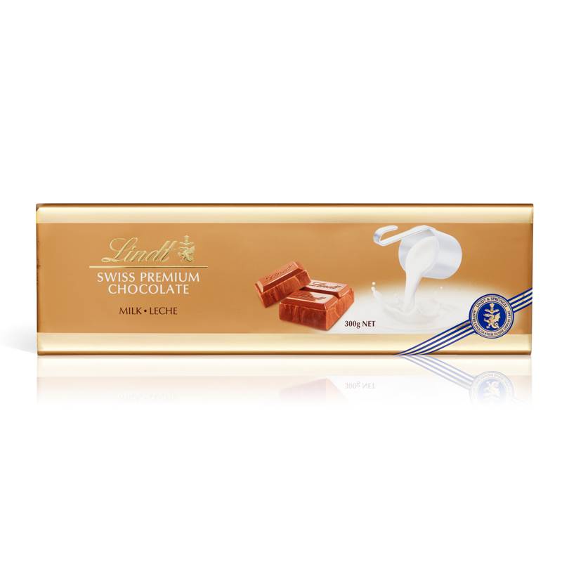 Lindt Swiss Premium Chocolate Bar Milk Leche (300 g)