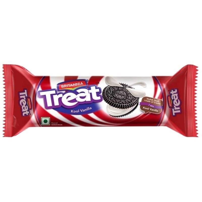 Britannia Treat Kool Vanilla Biscuit (50 g x 10)
