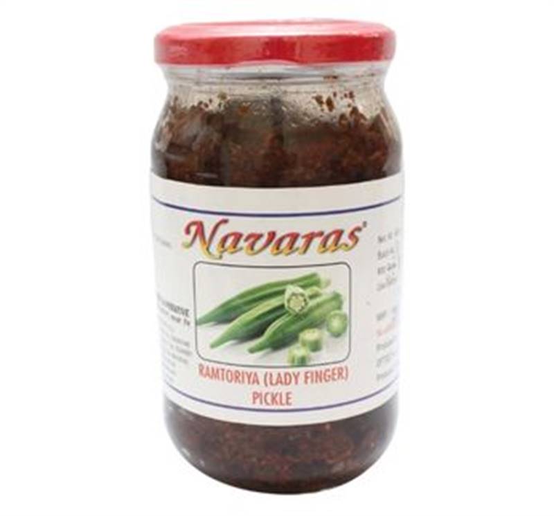 Navaras Ramtoriya (Lady Finger) Pickle (400 g)