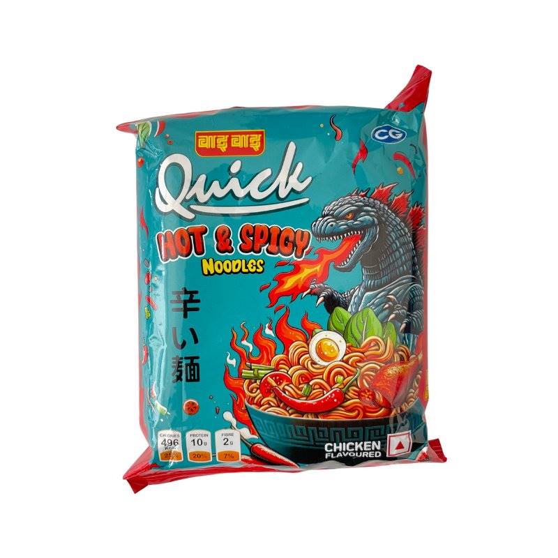 Wai Wai Quick Hot & Spicy Noodles (100 g)