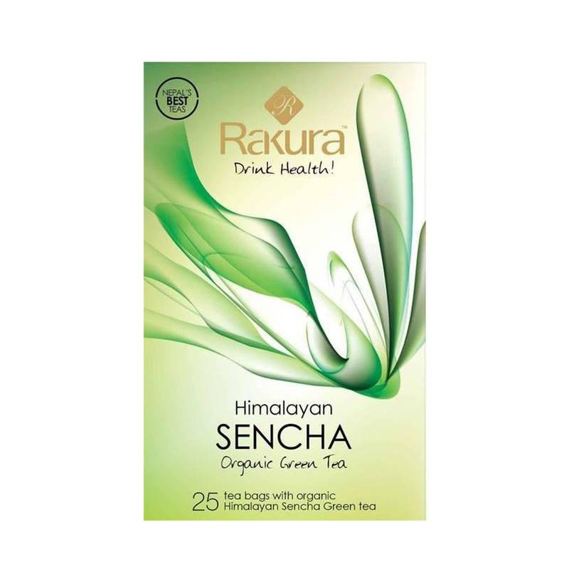 Rakura Himalayan Sencha+Organic Green Tea (25 TB)