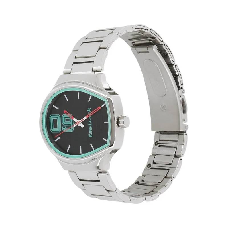 Fastrack Varsity Black Dial Analog Watch For Women- 6175Sm02