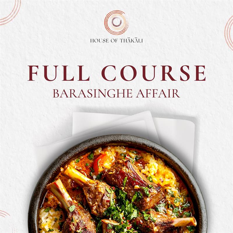 Barasinghe Affair Special Set for Two - Dine-in Voucher at House of Thakali