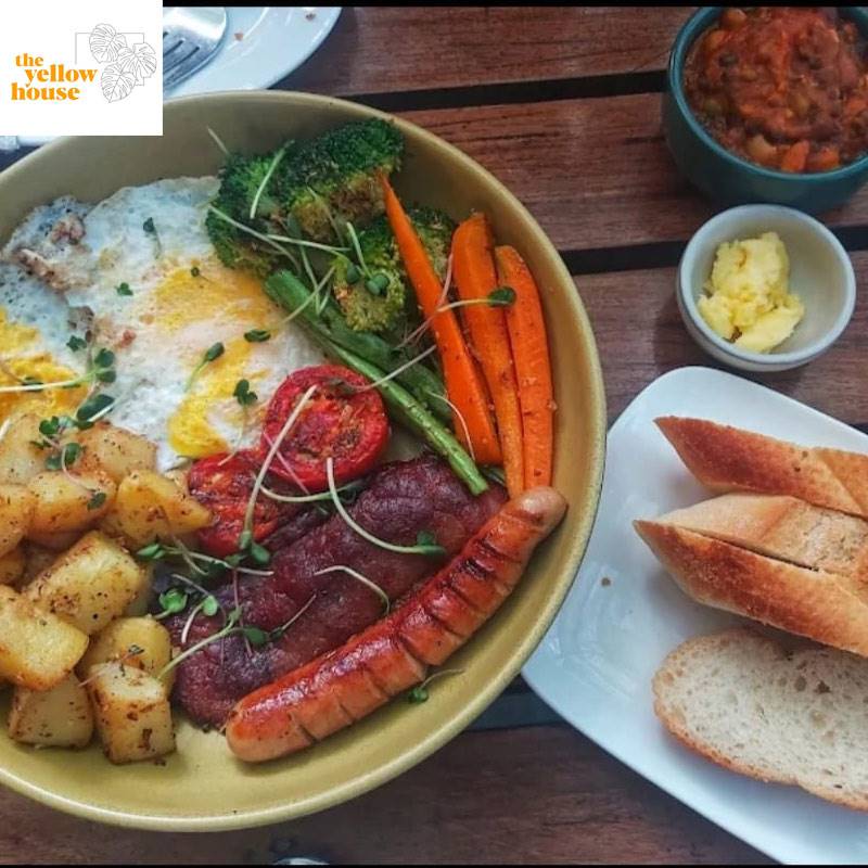 The Big Yellow Breakfast for Two at The Yellow House