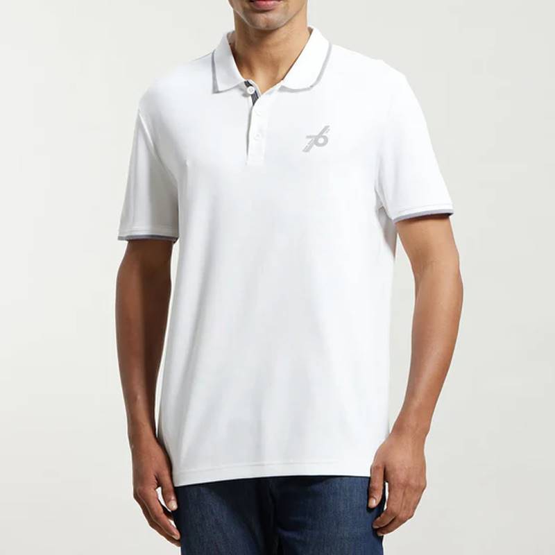 Jockey Half Sleeve Polo T-Shirt - White  #3911