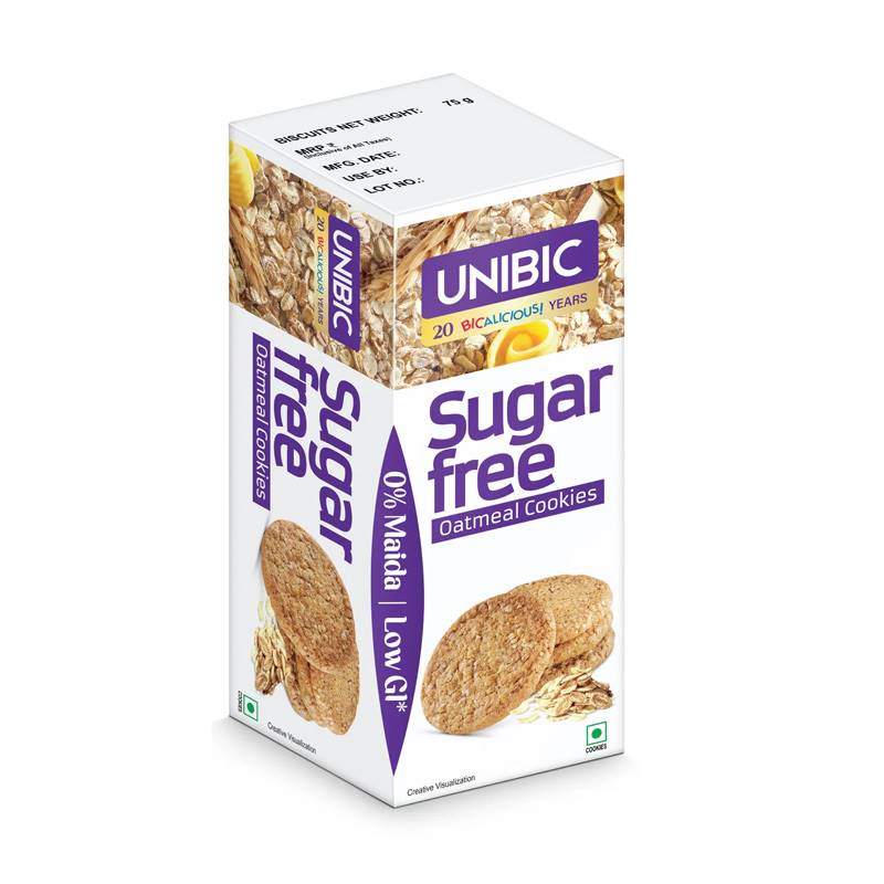 Unibic Oatmeal Cookies (No Sugar Added) (75 g)