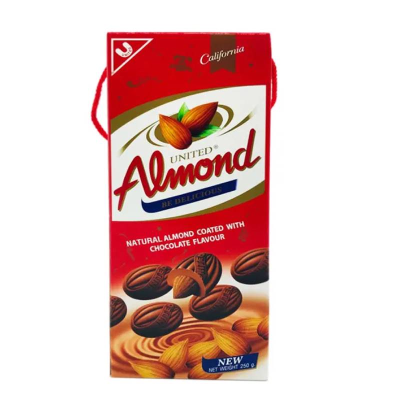 United Almond (Almonds coated with Chocolate) (250 g)