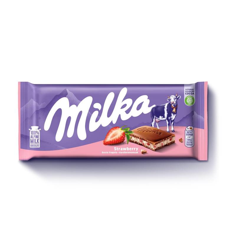 Milka Strawberry Choco Biscuit (100 g)